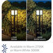 Tower 120 12.5 watt Bronze Bollard Light in 3000K Warm White LED, WAC Landscape