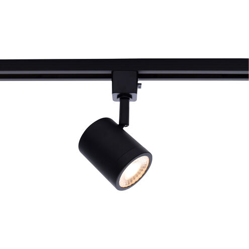 Charge 1 Light 120 Black Track Head Ceiling Light in J Track