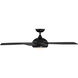 Odyssey 52 inch Matte Black Downrod Ceiling Fans, Smart Fan