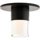 Twist-N-Lite LED 5 inch Black Flush Mount Ceiling Light, WAC Limited