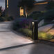 Cubical 12 7.4 watt Granite Bollard Light in 3000K Warm White LED, WAC Landscape