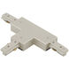 L Track 120 Brushed Nickel Track Component Ceiling Light