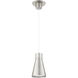 Twist-N-Lite LED 5 inch Brushed Nickel Mini-Pendant Ceiling Light