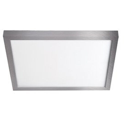 Square LED 7 inch Brushed Nickel Flush Mount Ceiling Light in 3000K