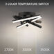 Parallax 1 Light 15 inch Black Flush Mount Ceiling Light in 3500K