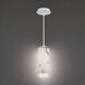 Aragon LED 4.5 inch White Pendant Ceiling Light in 3500K, dweLED