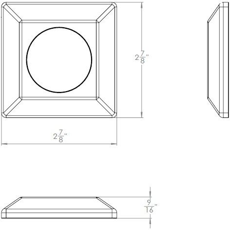 Surface Mounted Indicator Light 12 2.80 watt Bronze Stainless Steel Path Lighting in 3000K, Bronzed Stainless Steel, WAC Landscape
