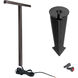 Balance 12 6.5 watt Black Path Lighting in 2700K, Path and Area Light, WAC Landscape