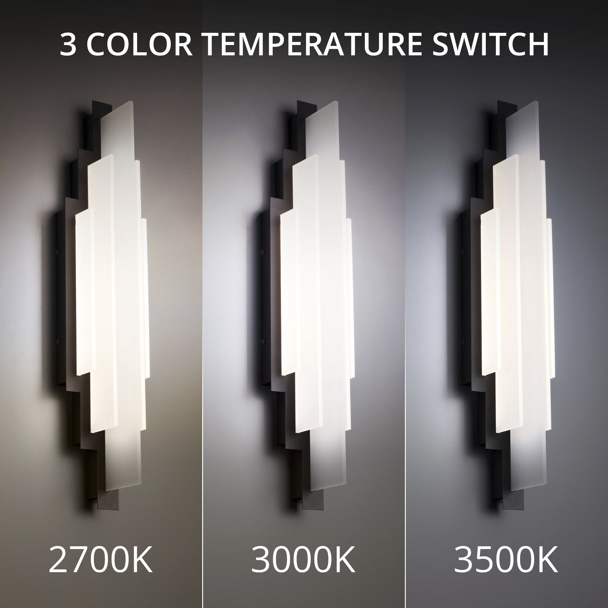 WAC Lighting WS-65323-35-BK Nouveau Wall Sconce Wall Light