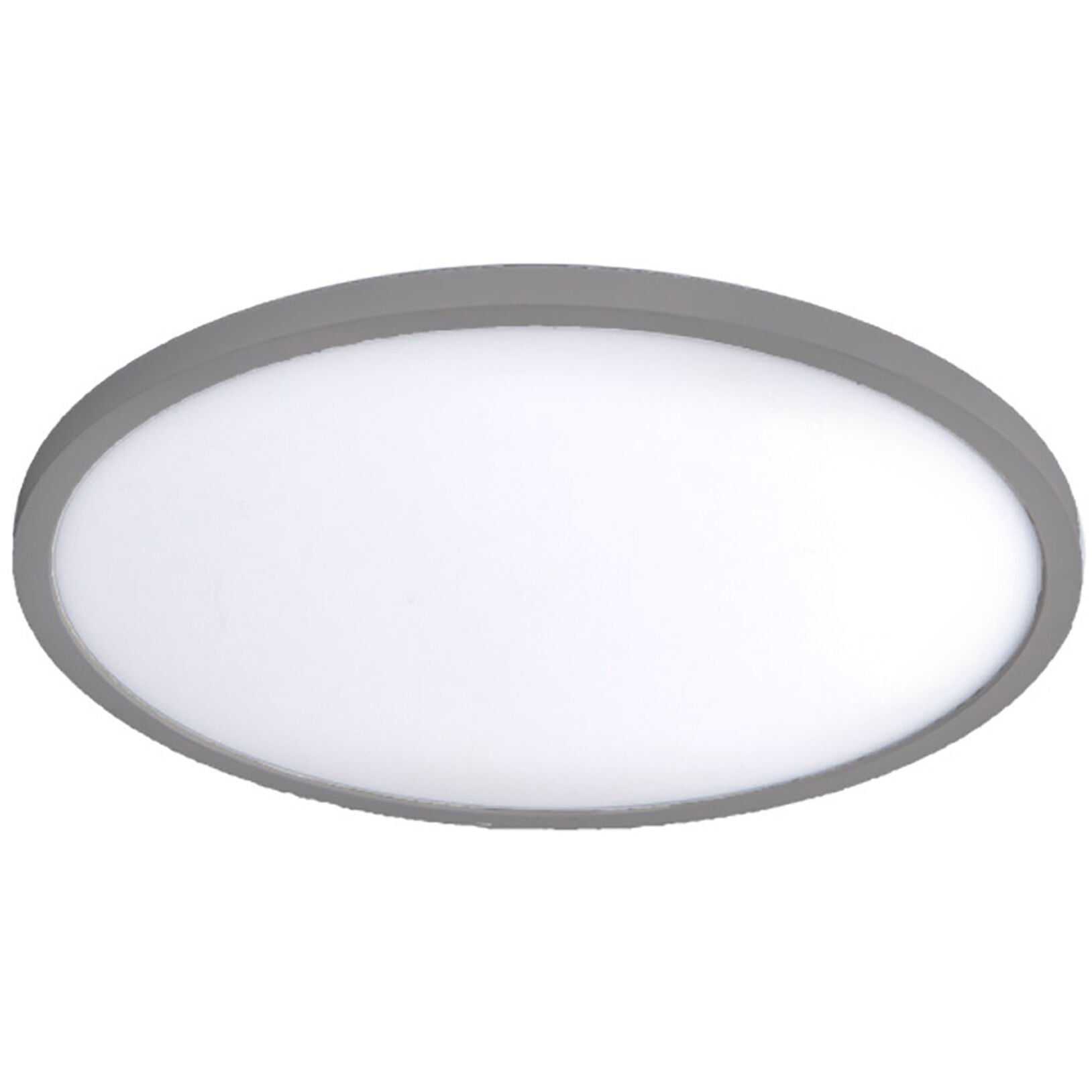 Round LED 15 inch Brushed Nickel Flush Mount Ceiling Light in 3000K, WAC Limited