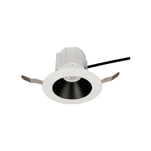 Aether LED B/Wt Recessed Lighting in 2700K, 90, Flood, Black White, Trim Only