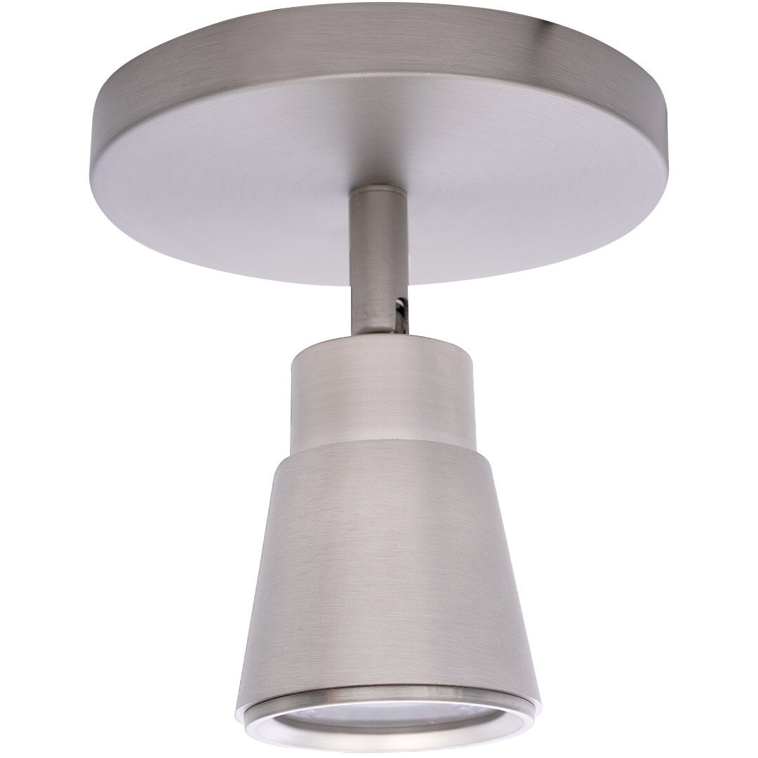 Solo Brushed Nickel 8.00 watt LED Spot Light, WAC Limited