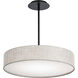 Manhattan LED 20 inch Black Pendant Ceiling Light, dweLED