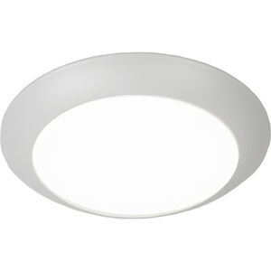 Disc LED 7.4 inch White Flush Mount Ceiling Light in 1