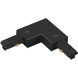 L Track 120 Black Track Component Ceiling Light