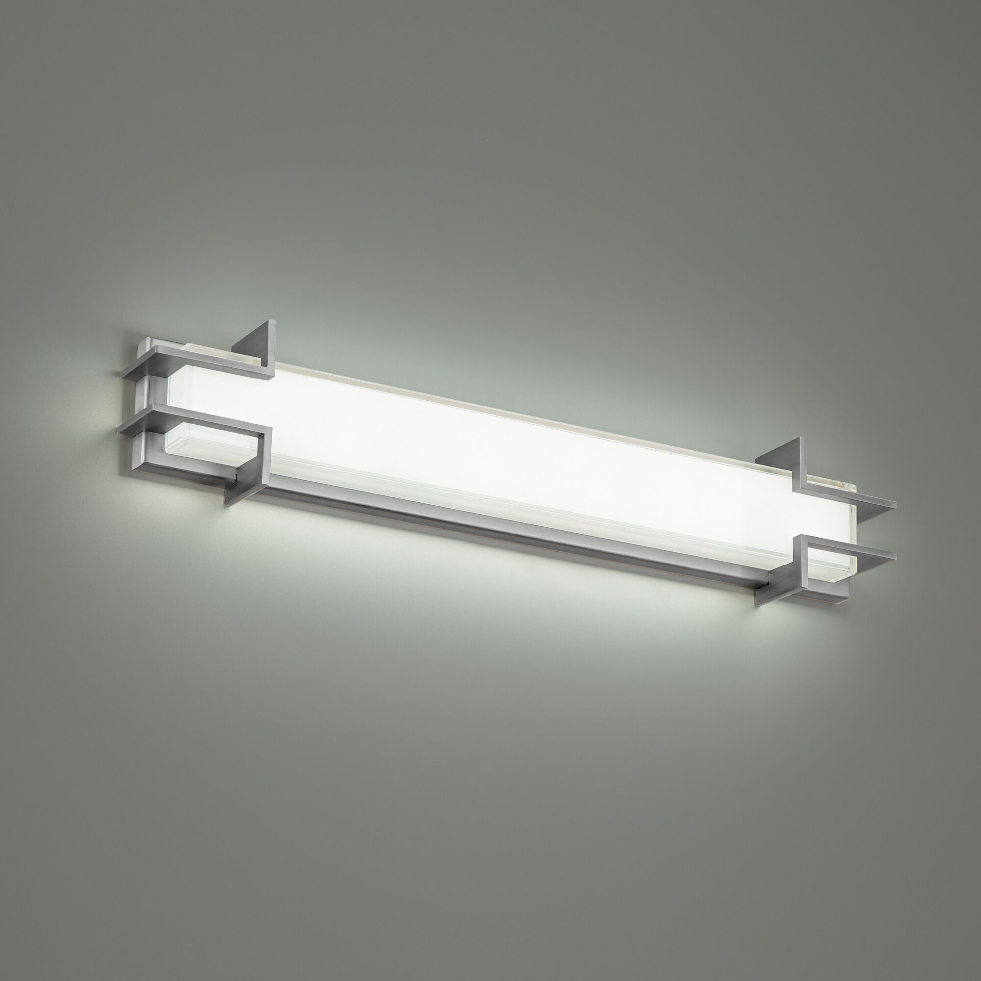 Simone LED 21 inch Brushed Nickel Bath Vanity & Wall Light, dweLED