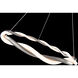 Escapade 1 Light 28 inch Brushed Nickel Pendant Ceiling Light, dweLED