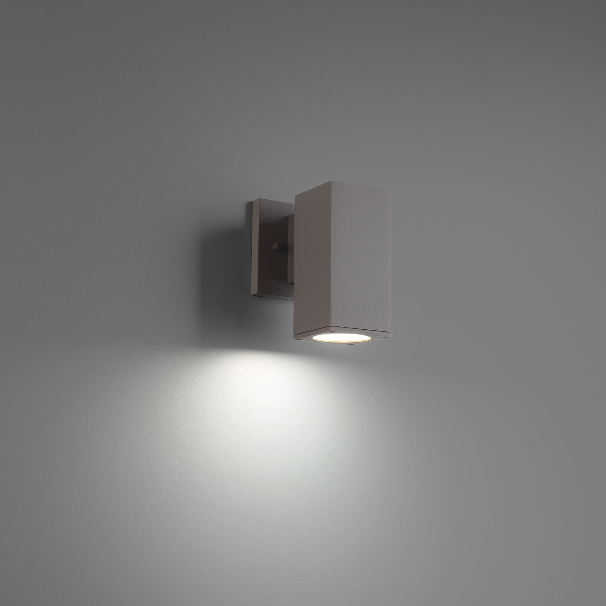 Cubix LED 6.75 inch Bronze Outdoor Wall Lighting in 3000K, WAC Limited