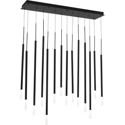 Viggo LED 6 inch Black Multi-Light Pendant Ceiling Light, dweLED