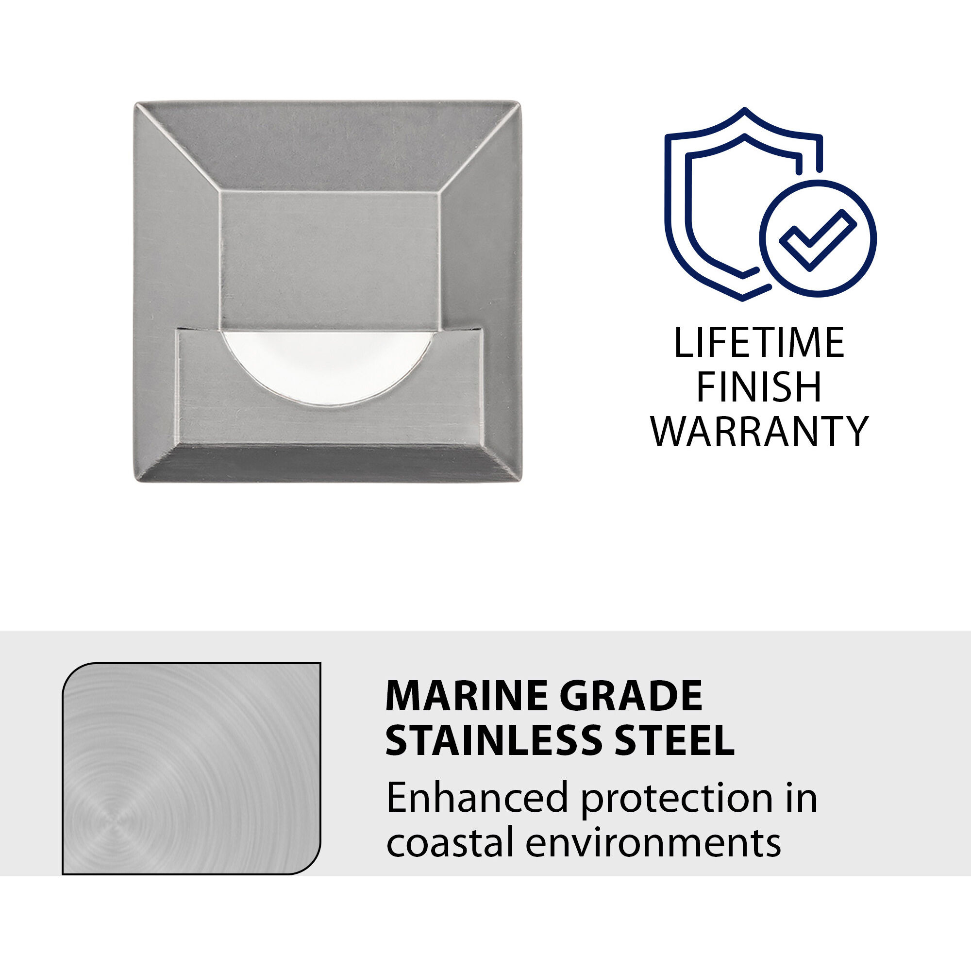 Tyler 12 4 watt Stainless Steel Path Lighting in 3000K, WAC Landscape