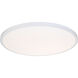 Geos LED 22.13 inch White Flush Mount Ceiling Light in 2700K, dweLED