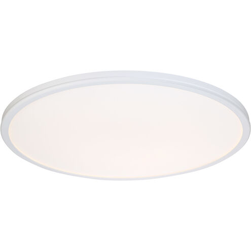 Geos LED 22.13 inch White Flush Mount Ceiling Light in 2700K, dweLED