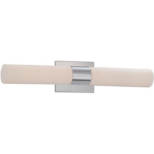 Elementum LED 22 inch Chrome Bath Vanity & Wall Light in 3000K, dweLED