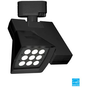 120V Track System 9 Light 120V Black LEDme Directional Ceiling Light in 2700K, 36 Degrees, H Track