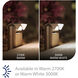 Tyler 12 6 watt Black Path Lighting in 2700K, Path and Area Light, WAC Landscape