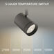 Ocularc 1 Light 120 Black L Track Fixture Ceiling Light