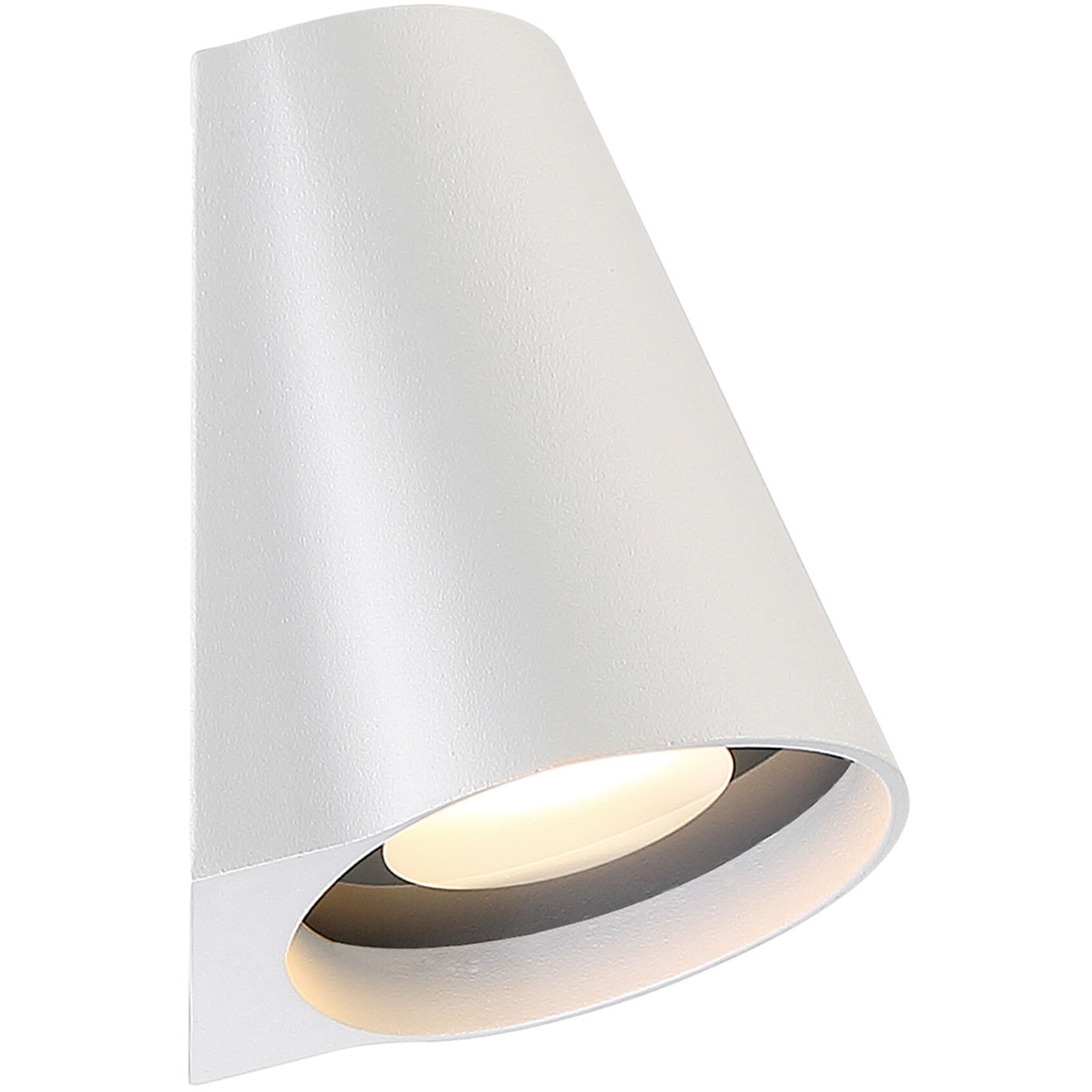 Mod LED 5.25 inch White Outdoor Wall Light, dweLED