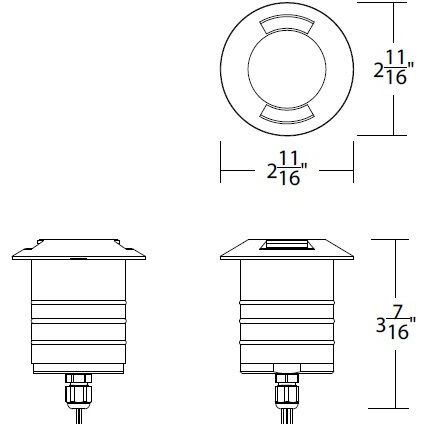 Colorscaping 12 3.50 watt Stainless Steel Coated in Bronze Path Lighting, Colorscaping