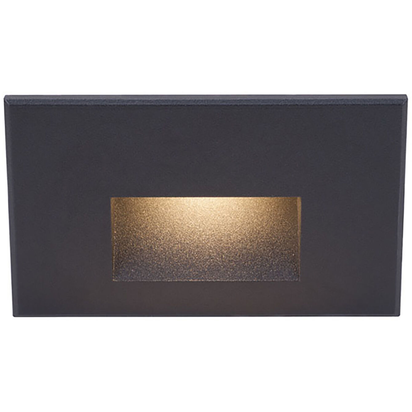 Tyler 120 3.8 watt Black Step and Wall Lighting in 2700K, WAC Lighting