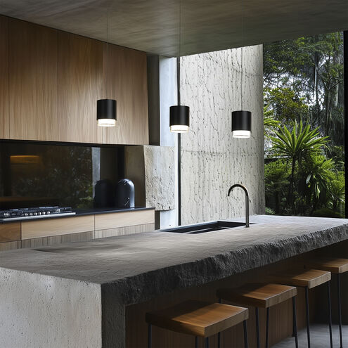 Cloak LED 4.63 inch White Pendant Ceiling Light in 2700K, dweLED