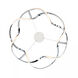 Interlace LED 28 inch Chrome Pendant Ceiling Light, dweLED
