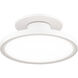 Twist-N-Lite LED 8 inch White Semi-Flush Mount Ceiling Light