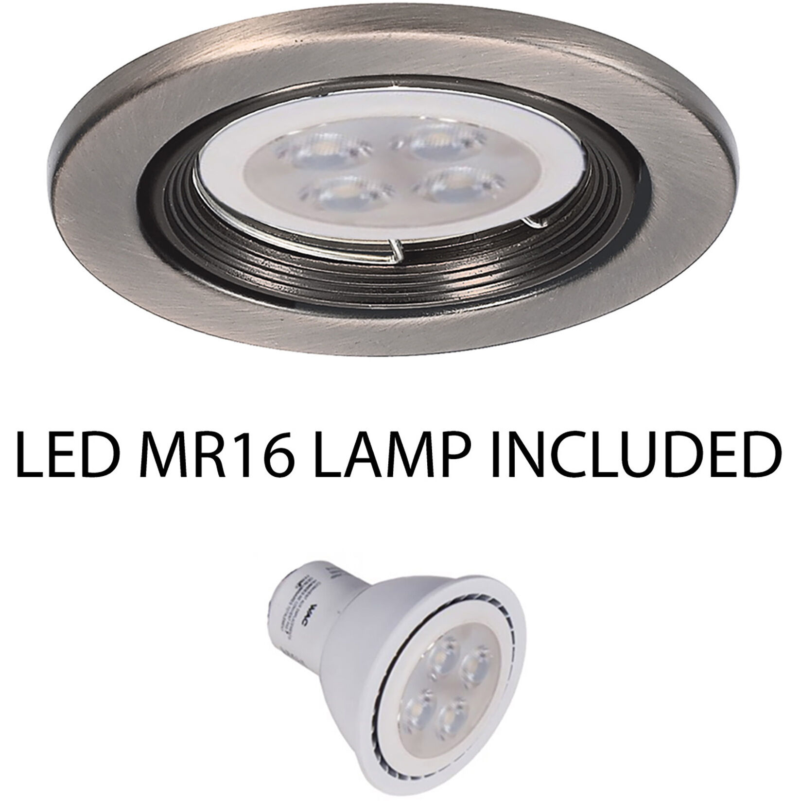 WAC Lighting HR 836LED BN 2.5 LED Downlight Trim Brushed Nickel