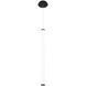 Flare LED 2.5 inch Black Mini-Pendant Ceiling Light, dweLED