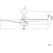 Sonoma 56 inch Matte White Downrod Ceiling Fans, Smart Fan