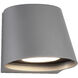 Mod LED 5.25 inch Graphite Outdoor Wall Light, dweLED
