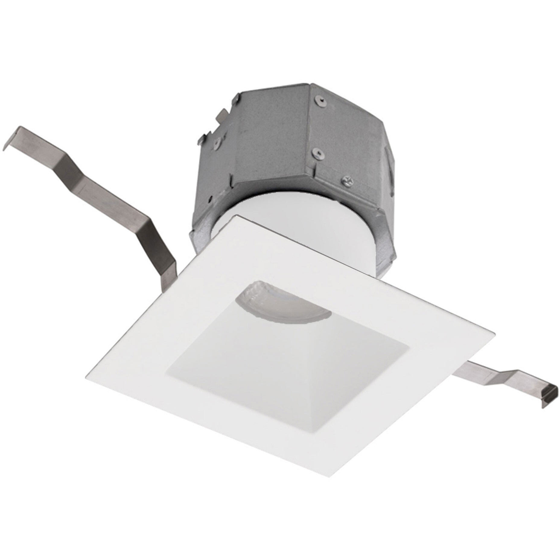 Pop-in LED White Complete Kit Recessed Lighting