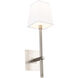 Seville LED 7 inch Brushed Nickel Bath Vanity & Wall Light, dweLED