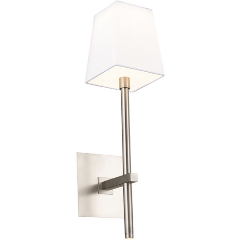 Seville LED 7 inch Brushed Nickel Bath Vanity & Wall Light, dweLED