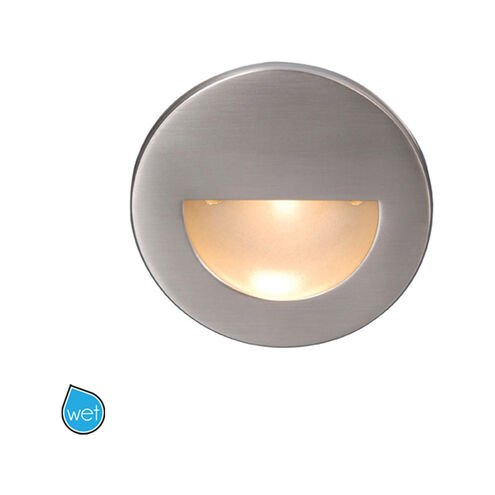 Tyler 120 3.8 watt Brushed Nickel Step and Wall Lighting in White, WAC Lighting