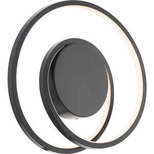 Marques 1 Light 0.75 inch Black Wall Sconce Wall Light, dweLED