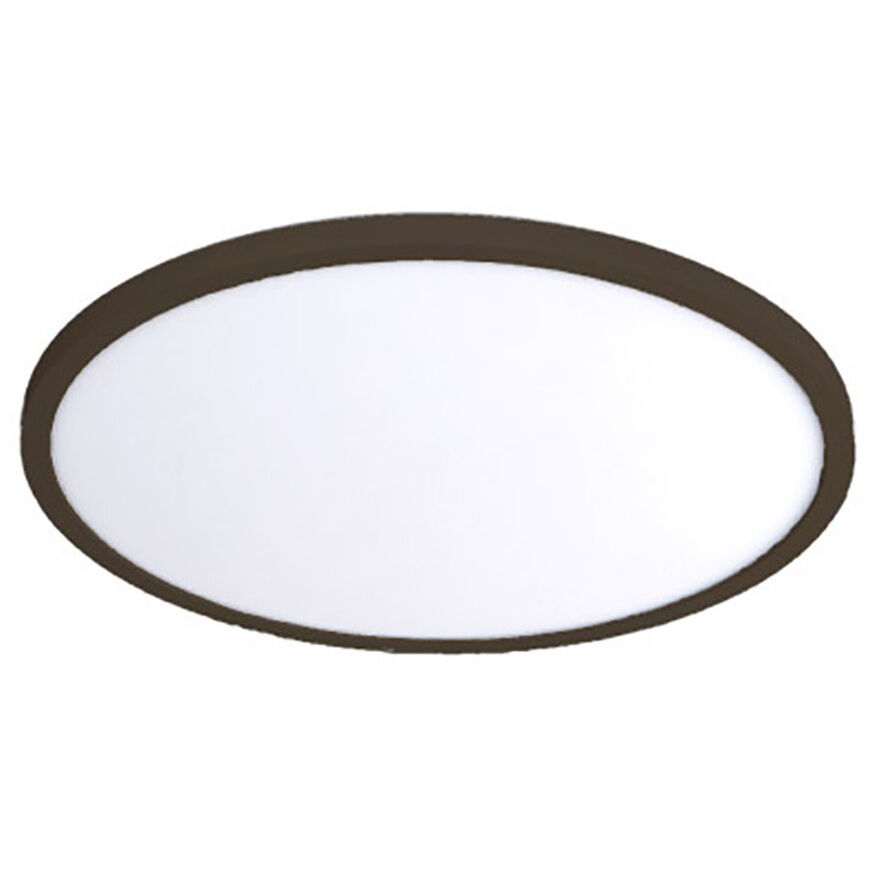 Round LED 7 inch Bronze Flush Mount Ceiling Light in 3500K, 1, WAC Limited