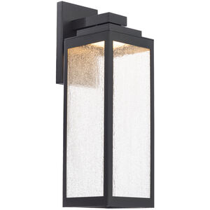 Amherst 1 Light 18 inch Black Outdoor Wall Light, dweLED