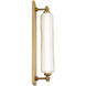 Portos LED 6.38 inch Aged Brass Wall Sconce Wall Light, dweLED