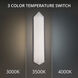 Corte Outdoor Wall Light in 4000K, dweLED
