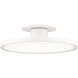 Twist-N-Lite LED 11 inch White Semi-Flush Mount Ceiling Light